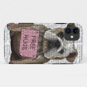 Bulldog Gratis Knuffels Case-Mate iPhone Case (Achterkant (horizontaal))