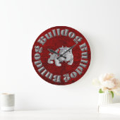 BULLDOG GRAY CARTOON CLOCK GROTE KLOK (Huis)