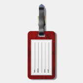 BULLDOG GREY CARTOON BAGAGELABEL (Achterkant verticaal)