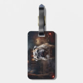 Bulldog Halloween eng Bagagelabel (Achterkant verticaal)