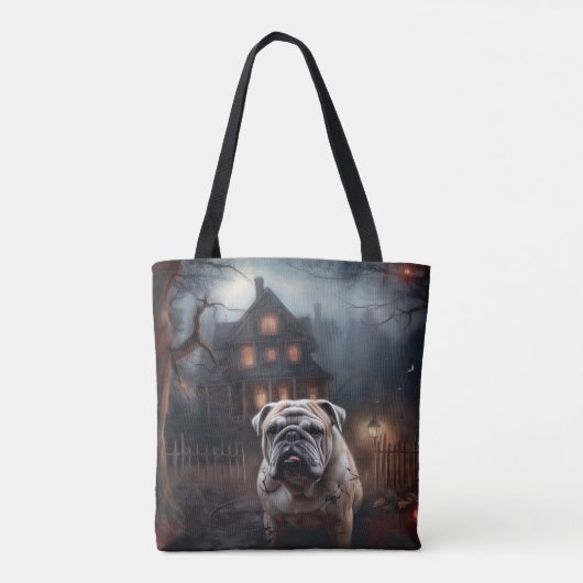 Bulldog Halloween eng Draagtas (Achterkant)