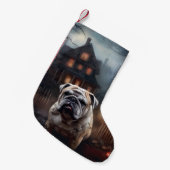 Bulldog Halloween eng Kleine Kerstsok (Voorkant (Hangend))