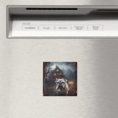 Bulldog Halloween eng Magneet (Insitu (Vaatwasser))
