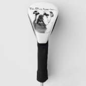 Bulldog Happy Face Golfheadcover (Voorkant)