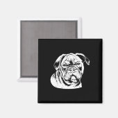 Bulldog Head Magneet (Voorkant / Achterkant)