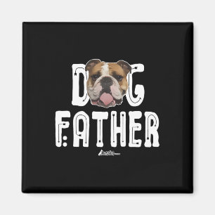 Bulldog hond vader bulldog de hondenvader ruff lev magneet