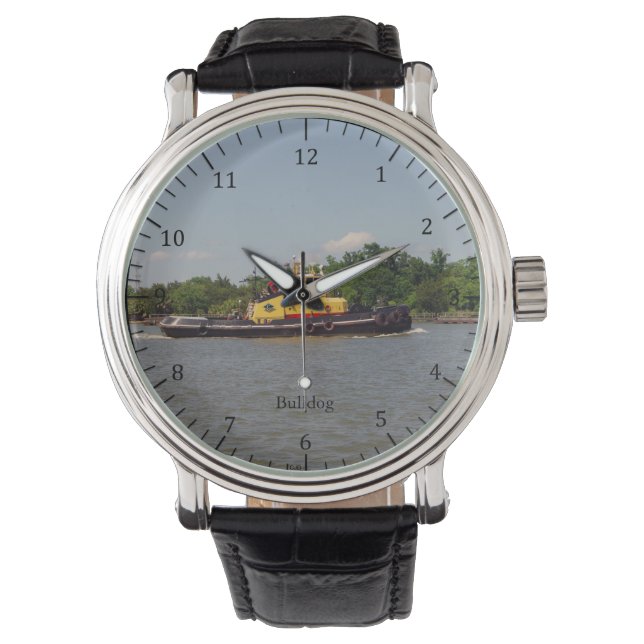 Bulldog horloge (Voorkant)