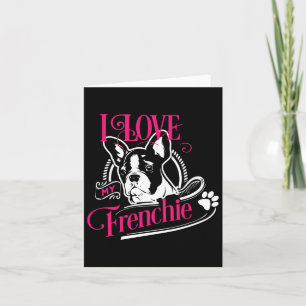 Bulldog - Ik hou van mijn Frenchie 1 Kaart