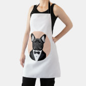 Bulldog in Tuxedo Schort (Insitu)