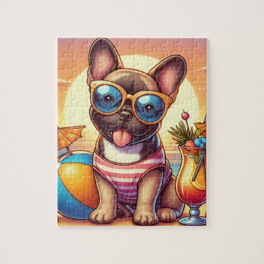 Bulldog Jigzaag Puzzle Legpuzzel (Verticaal)