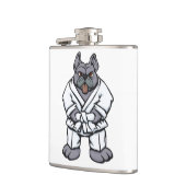 Bulldog jiu jitsu | achtergrondkleur kiezen heupfles (Links)