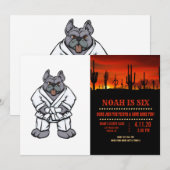 Bulldog jiu jitsu | achtergrondkleur kiezen kaart (Voorkant / Achterkant)