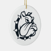 Bulldog Keramisch Ornament (Rechts)