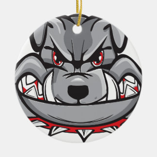 bulldog keramisch ornament
