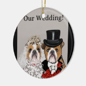 Bulldog Keramisch Ornament (Links)