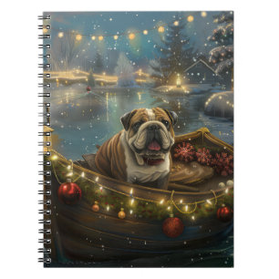 Bulldog Kerstfeest reis Notitieboek