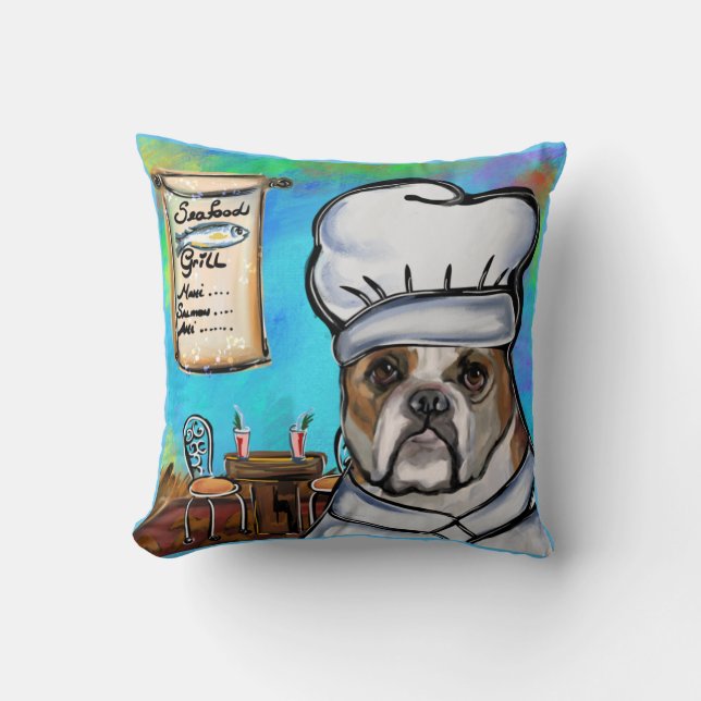 Bulldog Kussen (Voorkant)
