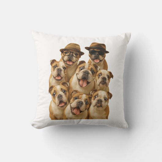 Bulldog Kussen (Voorkant)