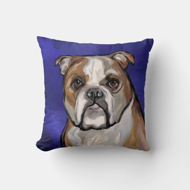 Bulldog Kussen (Voorkant)