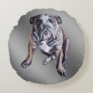 Bulldog Kussen Brindle Bull Dog Cadeaus