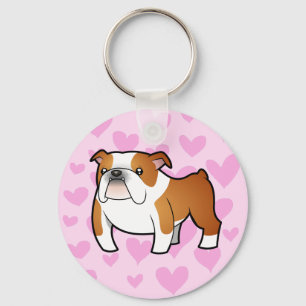 Bulldog Love Sleutelhanger