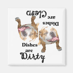 Bulldog Lovers Dishwasher Magnet Magneet