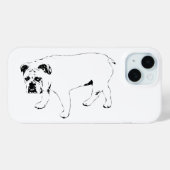 Bulldog Lumineux, Étui Intelligent (Verso (horizontal))