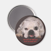 Bulldog Magnet Magneet (Voorkant / Achterkant)