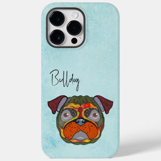 Bulldog Mal Coque-Mate coque iphone (Verso)