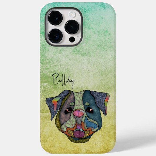 Bulldog Mal Coque-Mate coque iphone (Verso)