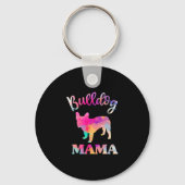 Bulldog Mama Sleutelhanger (Voorkant)