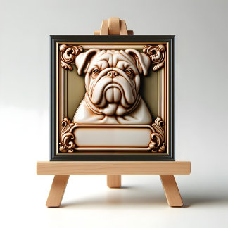 Bulldog Memorial Tegeltje