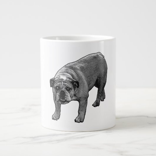 Bulldog Merry Dot Brew Extra Grote Beker (Voorkant)
