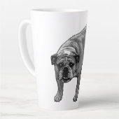 Bulldog Merry Dot Brew Latte Mok (Linkerhoek)