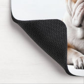 Bulldog met een Fedora Muismat (Hoek)