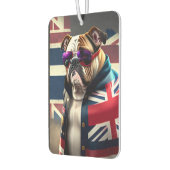 Bulldog met Union Jack Jacket Luchtverfrisser (Links)