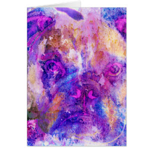 Bulldog Mixed Media Alle Gelegenheden Blanco Binne