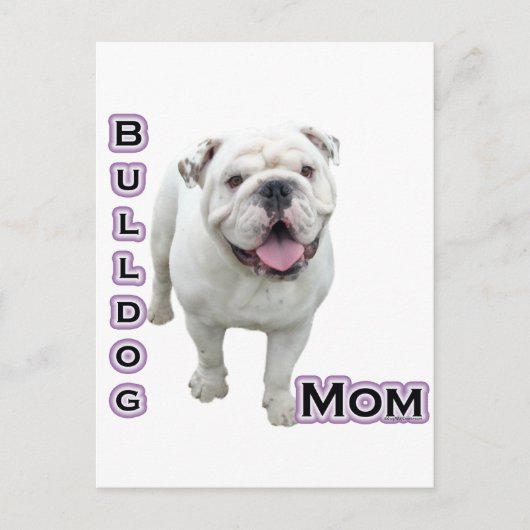 Bulldog Moeder 4 Briefkaart (Voorkant)