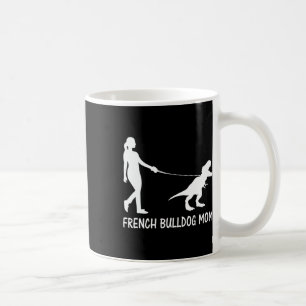 Bulldog Moeder Frenchie Mama Hond Dinosaurus Vrouw Koffiemok