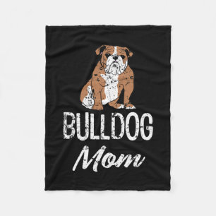 Bulldog Moeder Leuk Gezegde Vrouwen Fleece Deken