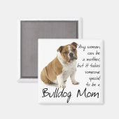 Bulldog Mom Magnet (Recto/Verso)