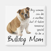 Bulldog Mom Magnet (Devant)