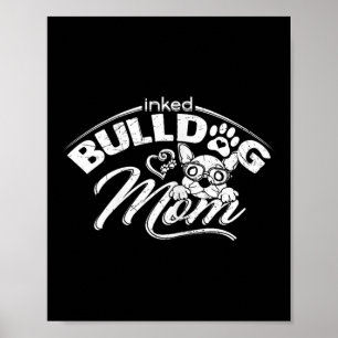 Bulldog Mom Tattoos Old English Bulldog Mom Tattoo Poster