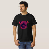 Bulldog : Neon T-shirt Art (Devant entier)