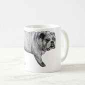 Bulldog Noel Mug (Devant droit)