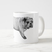 Bulldog Noel Mug Extra Grote Beker (Voorkant rechts)