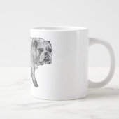Bulldog Noel Mug Extra Grote Beker (Rechts)