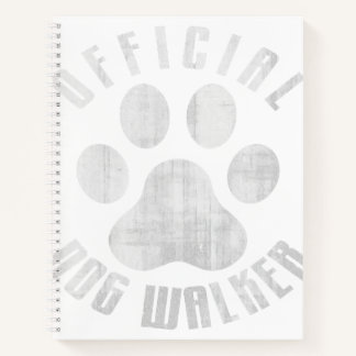 Bulldog Offical Dog Walker Cute Meme Bulldog Paw Notitieboek