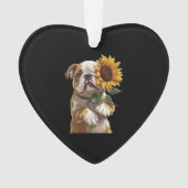 Bulldog  ornament (voorkant)