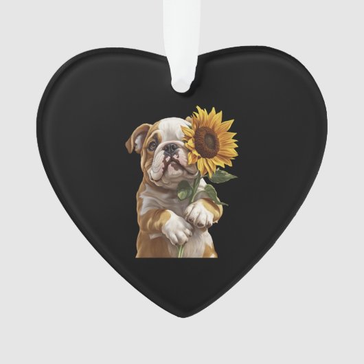 Bulldog  ornament (voorkant)